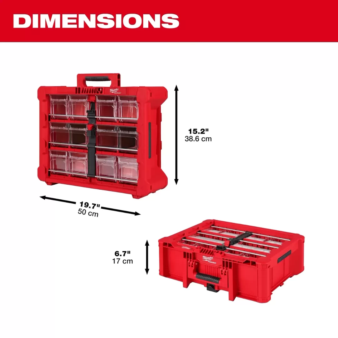 Hộp Đựng Phụ Kiện PACKOUT Milwaukee 48-22-8433